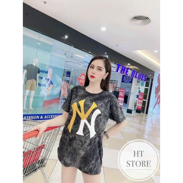 Áo thun loang thái nam nữ tay lỡ unisex