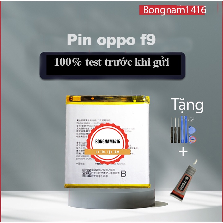 Pin Oppo BLP683 / F9  / Realme 2 Pro / Realme 2Pro tặng kèm bộ sửa và keo dán bongnamstore.