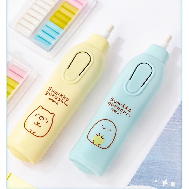 Tẩy Điện Tự Động Làm Sạch Corner Buddy Electric, Họa Tiết Hoạt Hình Dễ Thương, Tiện Lợi, Dễ Dàng Xóa Tự Động