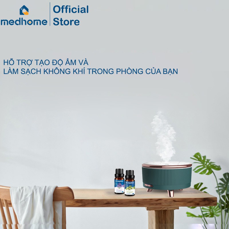 [THIẾT KẾ MỚI 2021 + ẢNH THẬT] MÁY XÔNG TINH DẦU MEDHOME STARSHIP DUNG TÍCH LỚN 500ML | GIÚP THƯ GIÃN | GIỮ ẨM