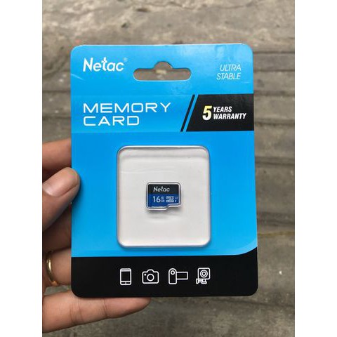 Thẻ nhớ chính hãng Netac 16GB class 10 cao cấp