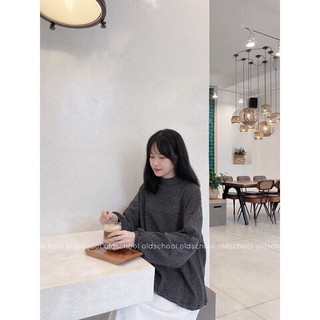 [RẺ VÔ ĐỊCH] Áo Nỉ Len Cổ Lọ Tay Phồng (ảnh thật/sẵn/cóvideo)