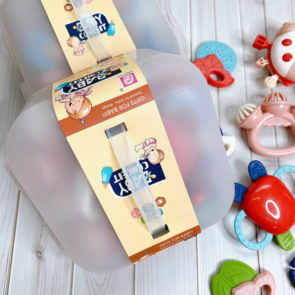 Hộp nhựa gặm nướu 12 chi tiết Baby conceit