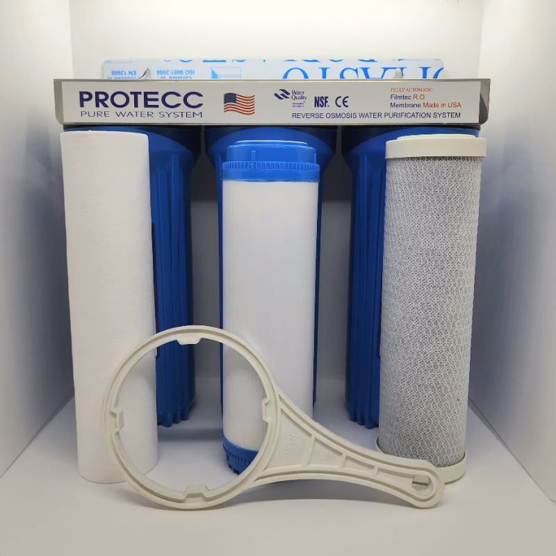 BỘ 3 CẤP LỌC ( 3 XANH ) ⚡️ XẢ KHO ⚡️ 10 INCH 1 RON LỌC NƯỚC - BỘ 3 LỌC NƯỚC, CẶN BẨN, KHỬ MÙI - BỘ 3 LỌC THÔ