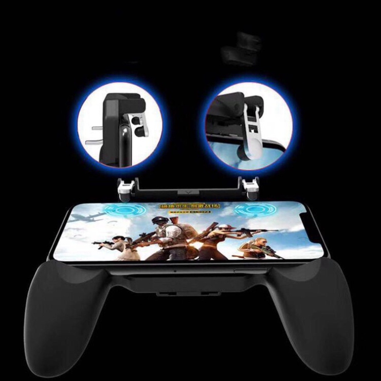 Tay Cầm Chơi Game W10- W12 Hỗ Trợ Game Pubg, Free Fire, Ros