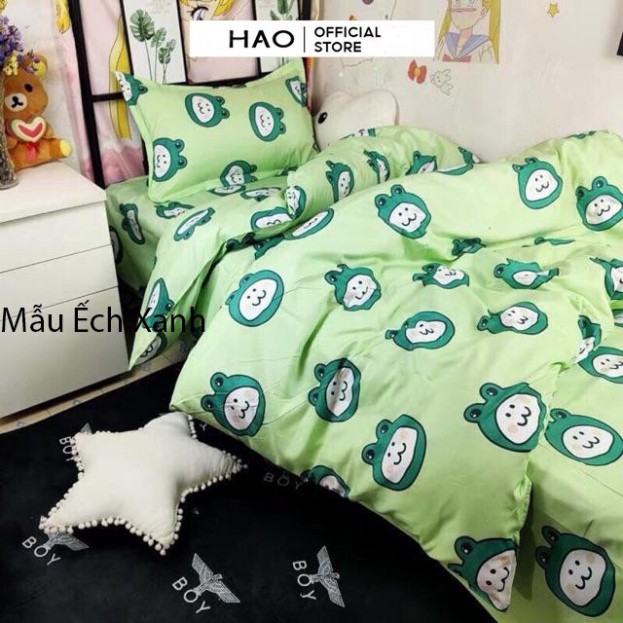 Bộ 5 Món Vỏ Chăn Ga Gối thương hiệu Haohao chất liệu Coton poly cao cấp đa dạng mẫu mã