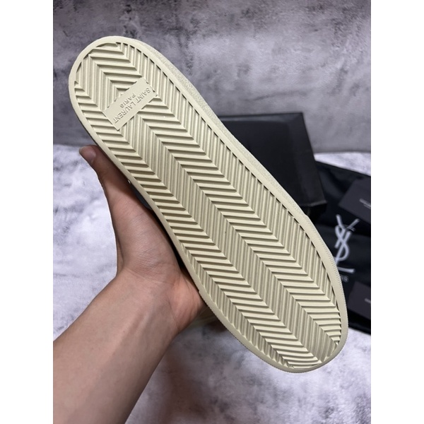 [KELLY SNEAKER] GIÀY SNEAKER SAINT LAURENT TRẮNG HÀNG CHẤT LƯỢNG CAO (ẢNH THẬT + HÀNG SẴN)