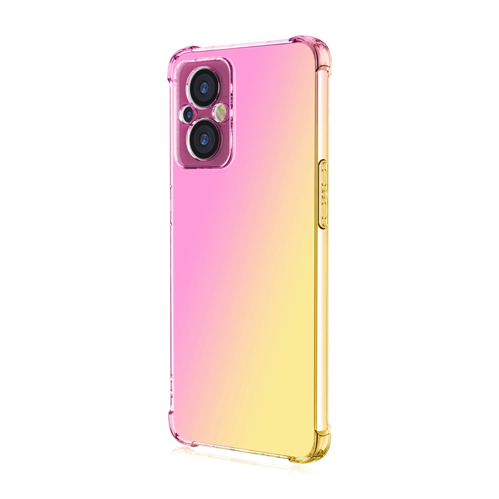 Ốp Điện Thoại TPU Màu Gradient Chống Trầy Xước Cho OPPO Reno 7 6 5 Pro 7Z A96 A95 Realme9 Pro Plus