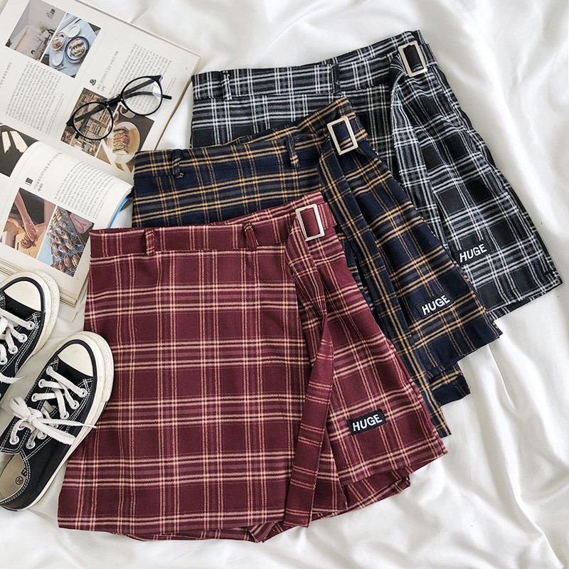 Chân váy xếp li #HUGE Ulzzang