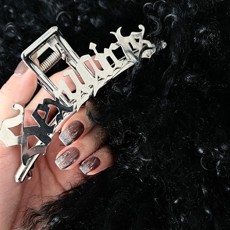 Iamcplus Kẹp Tóc Kim Loại Loại Mịn Cài Sau Lưng