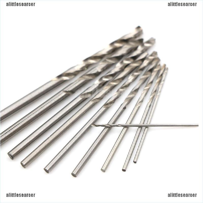 Set 10 Mũi Khoan Thép Titan Tốc Độ Cao 0.8-3mm