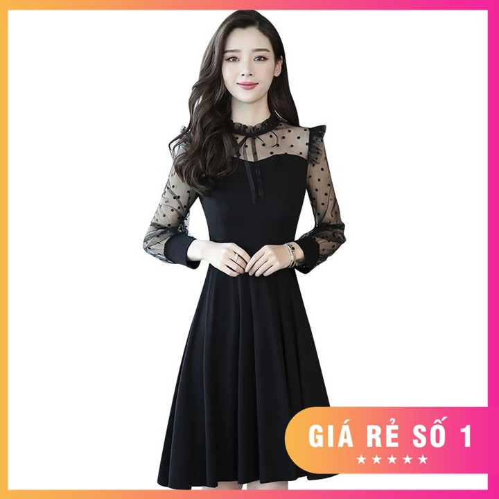 ĐẦM TIỂU THƯ TAY LƯỚI BI SANG TRỌNG H2 ĐỦ SIZE 30 ĐẾN 70KG