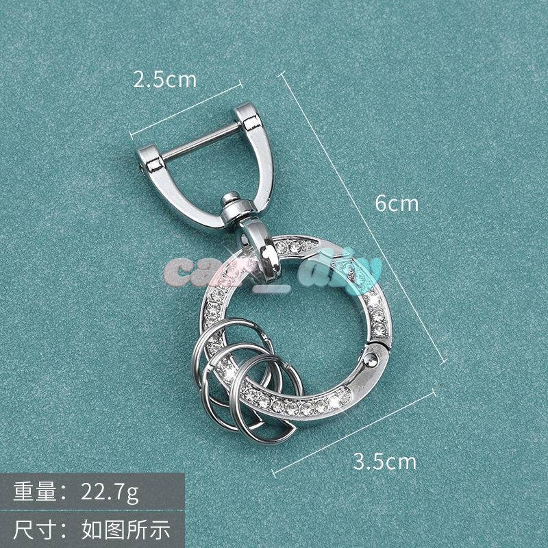 Móc Chìa Khóa Xe Hơi Đính Kim Cương Đơn Giản Sáng Tạo