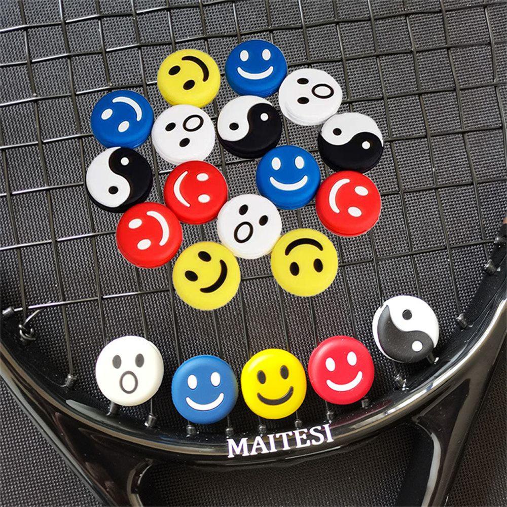 Vợt Tennis Giảm Xóc Mặt Cười Chất Liệu Silicone
