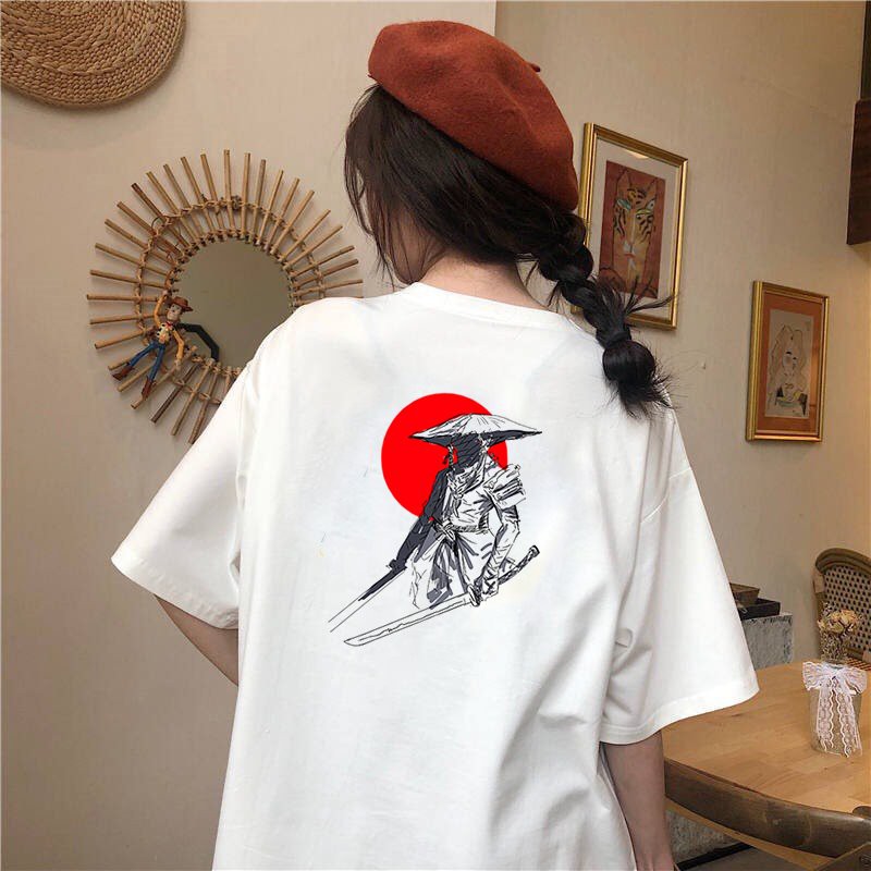 Áo thun tay lỡ nữ form rộng Samurai form rộng vải dày mịn 2020T1823
