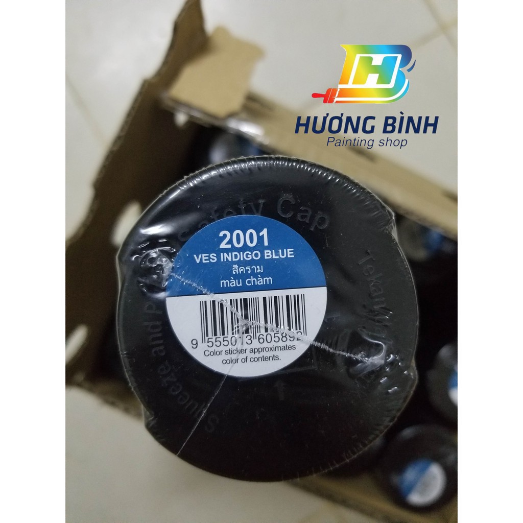 Sơn xịt Samurai màu Xanh Ves Indigo - 2001