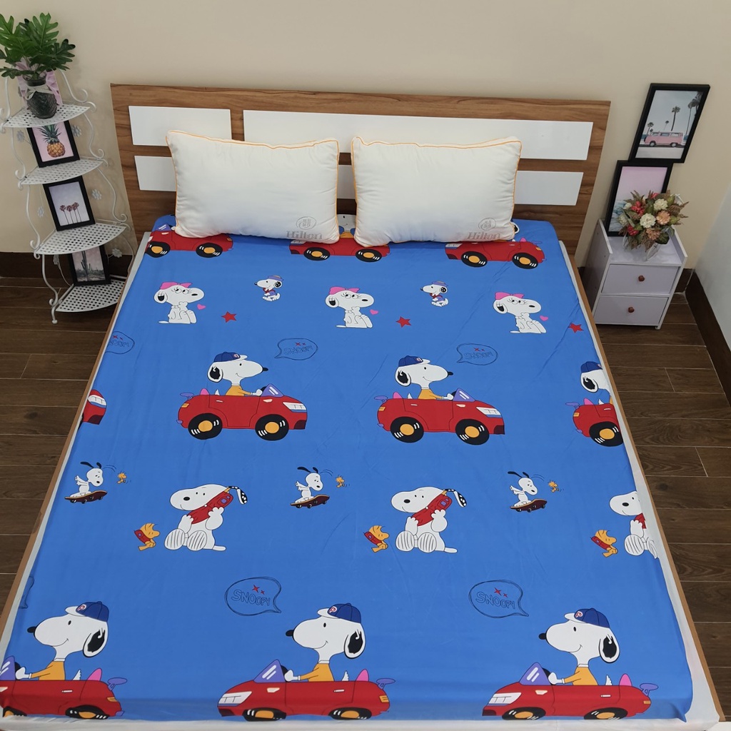 (Siêu đẹp) Ga Chống Thấm Vải Cotton (Nằm Trực Tiếp) -&gt; Được chọn mẫu + đủ cỡ mẫu Mèo chii - IB chọn thêm mẫu