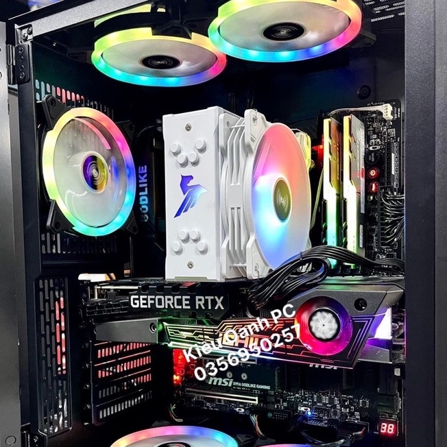 Tản Nhiệt Khí, Fan CPU TOMATO AM6300 Led RGB , Hàng chính hãng