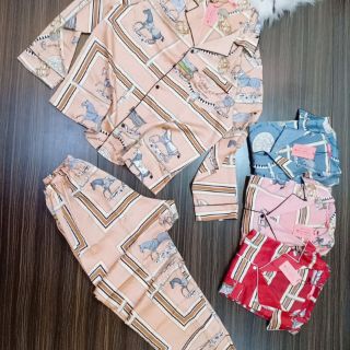 Bộ satin lụa tay dài bisgize