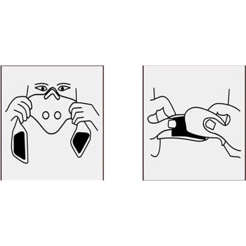 Khăn ninja sắt lọc bụi than hoạt tính