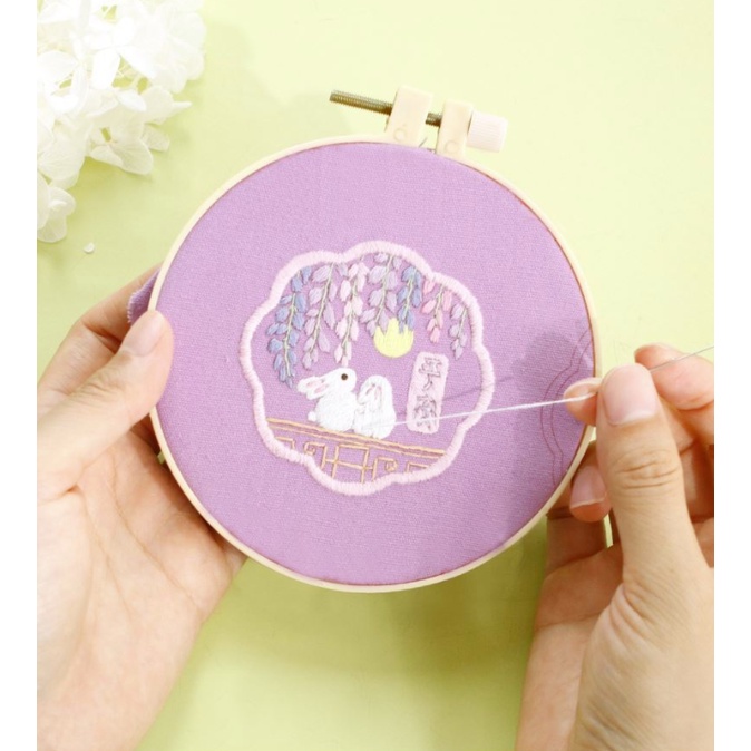 DIY BỘ KIT Bộ Phụ Kiện Túi Thơm Thêu Thủ Công Treo Trang Trí Xe Hơi Quà tặng gia đình và bạn bè - MIE HANDMADE