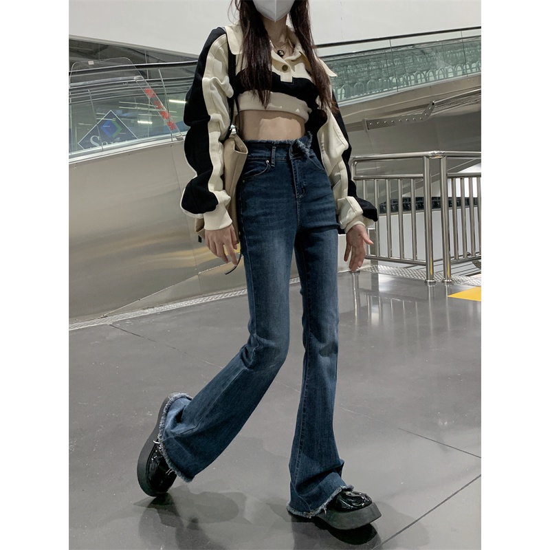Quần Jean Nữ Ống Loe Thời Trang