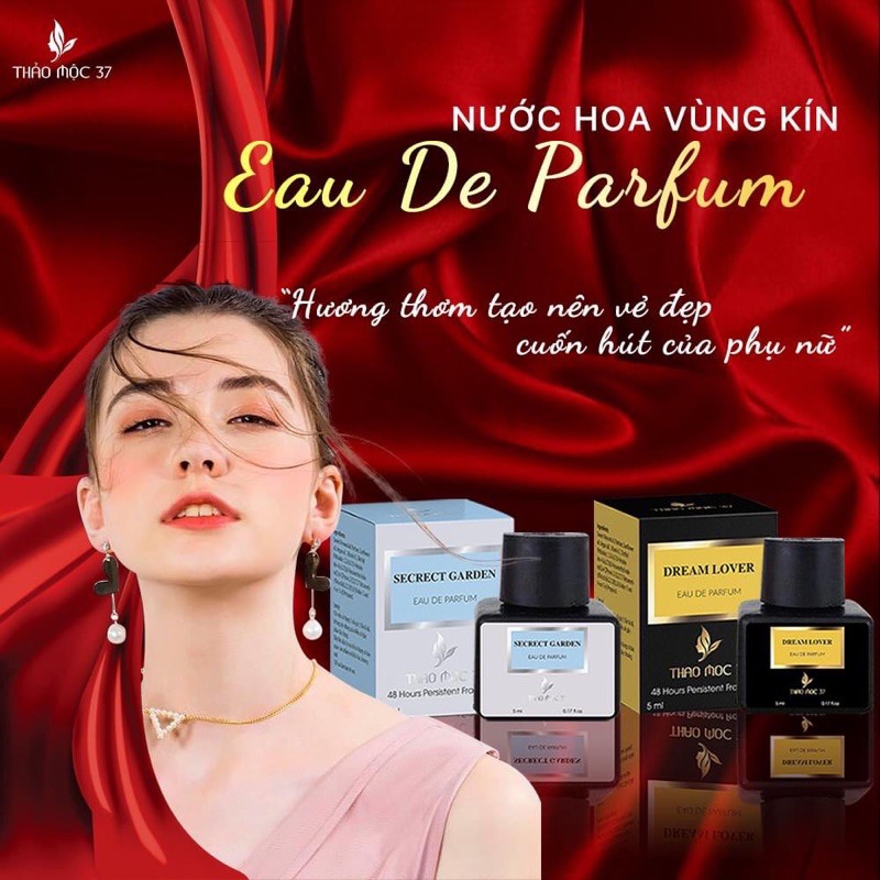 [ Bán lỗ xin đánh giá 5☆] Nước hoa vùng kín Thảo Mộc 37, lưu hương 48h