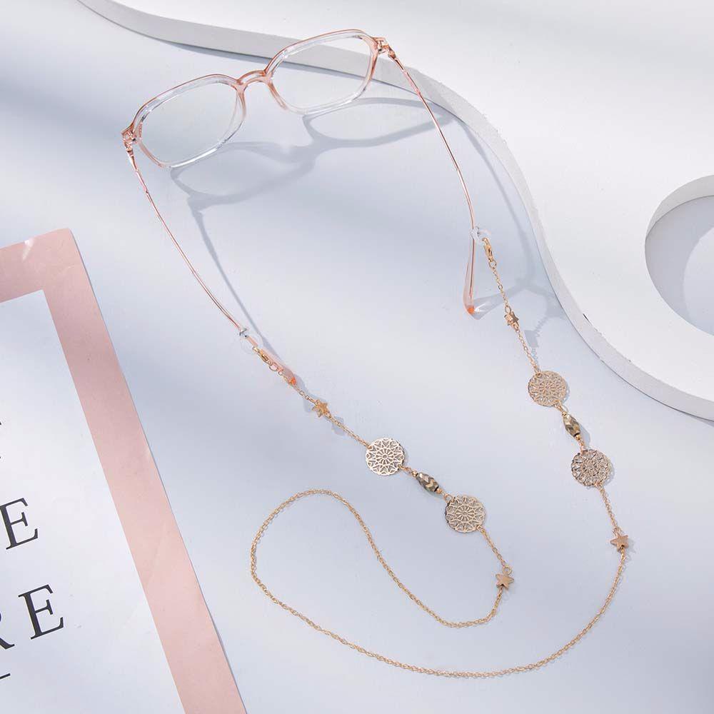 Dây Đeo Mắt Kính Hình Tròn / Trái Tim / Bướm Rỗng Chống Thất Lạc Thời Trang Cho Nữ