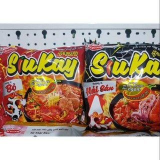 Mì SiuKay vị bò và hải sản 128g