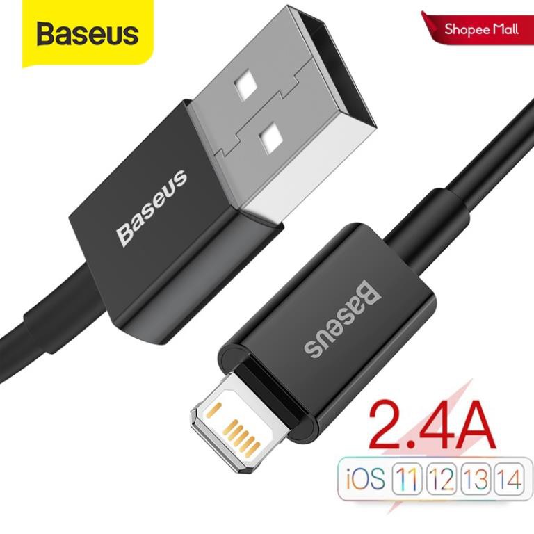 Dây Cáp Sạc Chuyển Dữ Liệu Nhanh Baseus Từ USB Sang IP 2.4A