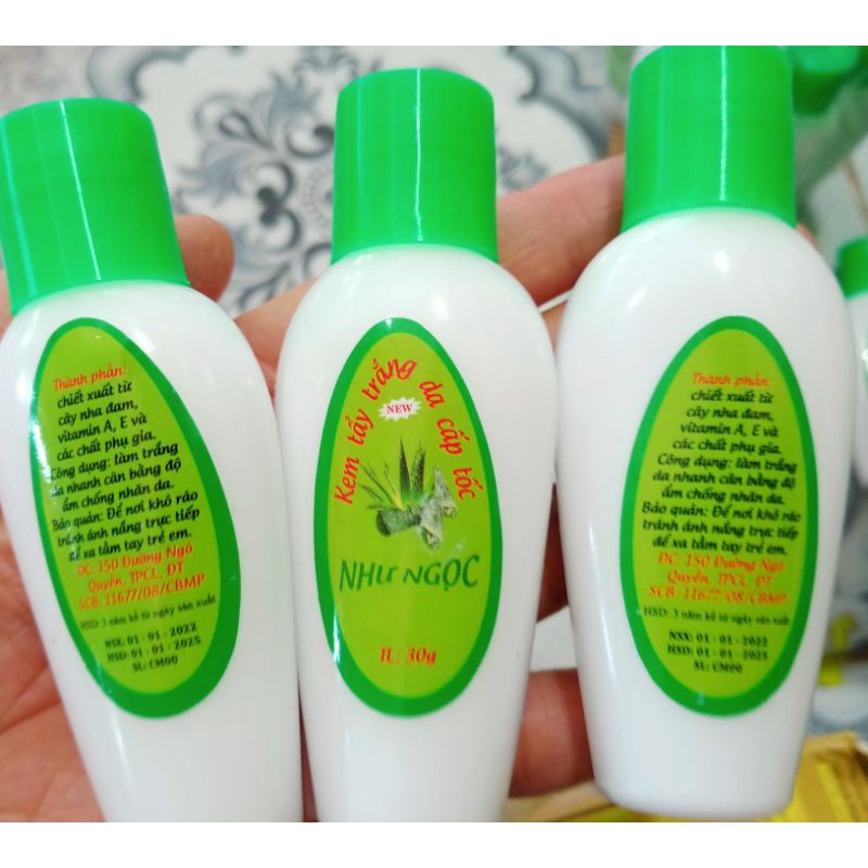 Lẻ Kem Tẩy Kích Trắng Như Ngọc 30g