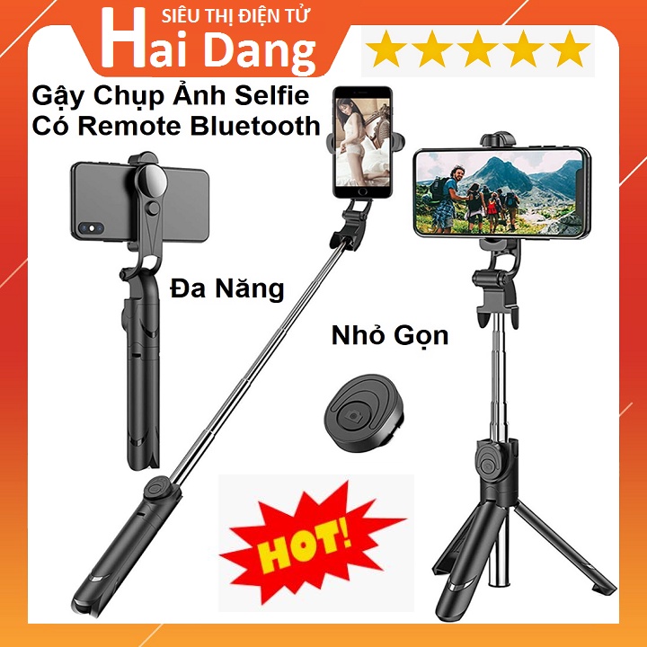 Gậy Chụp Ảnh Tự Sướng Bluetooth 3 Chân Đa Năng – Tripod – Chụp Hình Selfie xt02