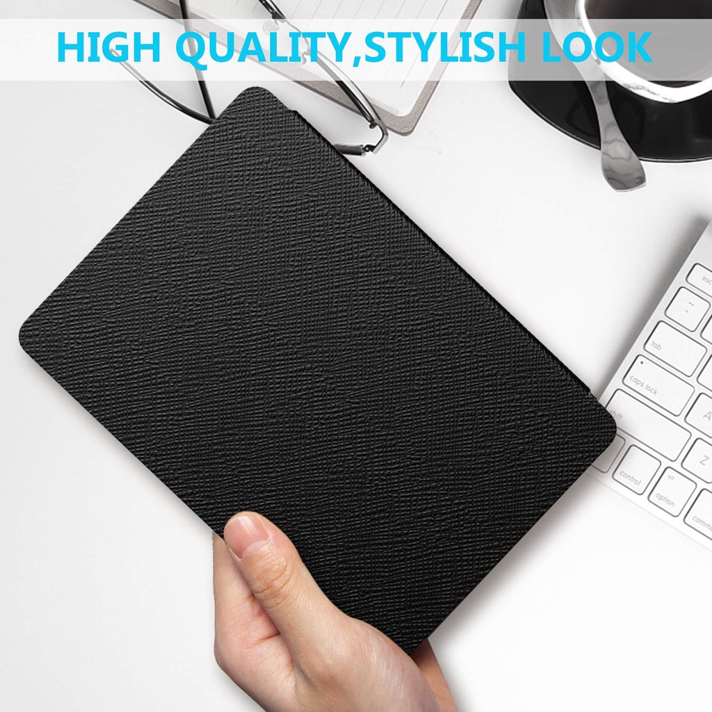 Bao Da Máy Đọc Sách PU Từ Tính Siêu Nhẹ Màu Trơn Cho Amazon Kindle Paperwhite 11 / 10 / 7 / 6 / 5th