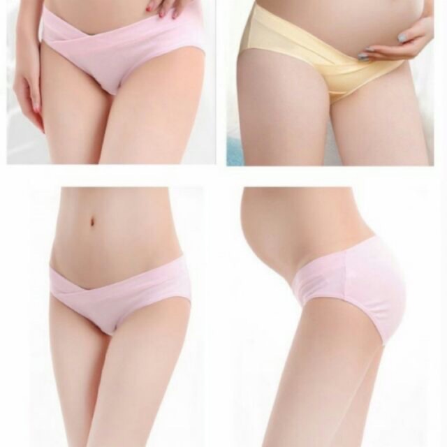 Quần lót bầu cạp chéo chất cotton size L - 2XL