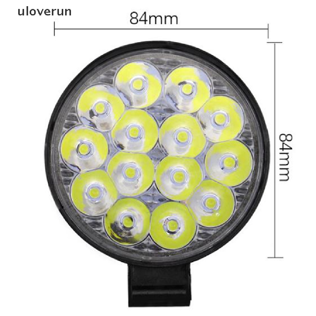 1 Đèn LED Tròn 42W 14 Bóng Phá Sương Mù Cho Xe Tải SUV ATV