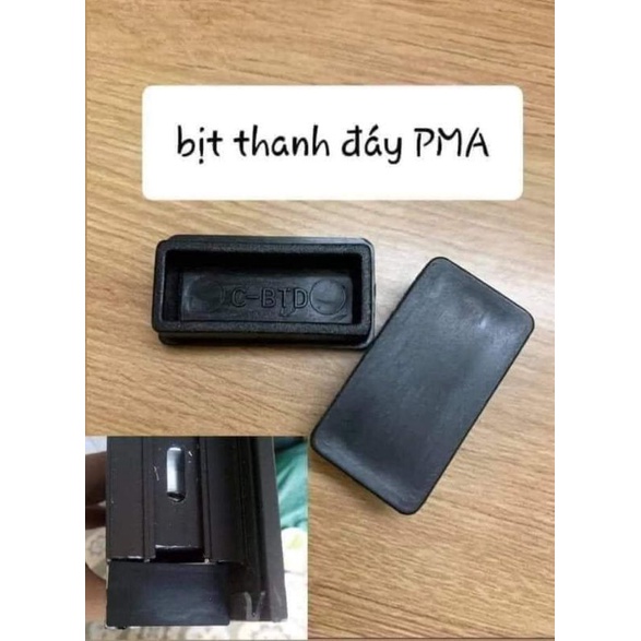 Bịt thanh đáy PMA, ốp thanh đáy,nắp bịt chân cánh PMA túi 200cái