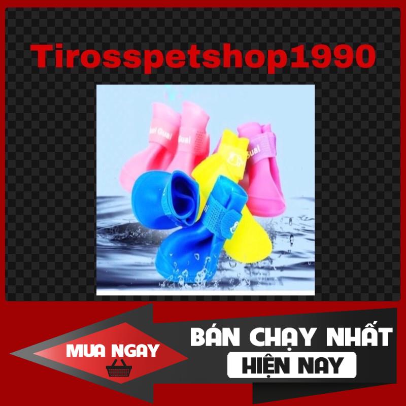 [❌GIÁ SỈ❌] Giày cao su đi mưa cho thú cưng ❤️
