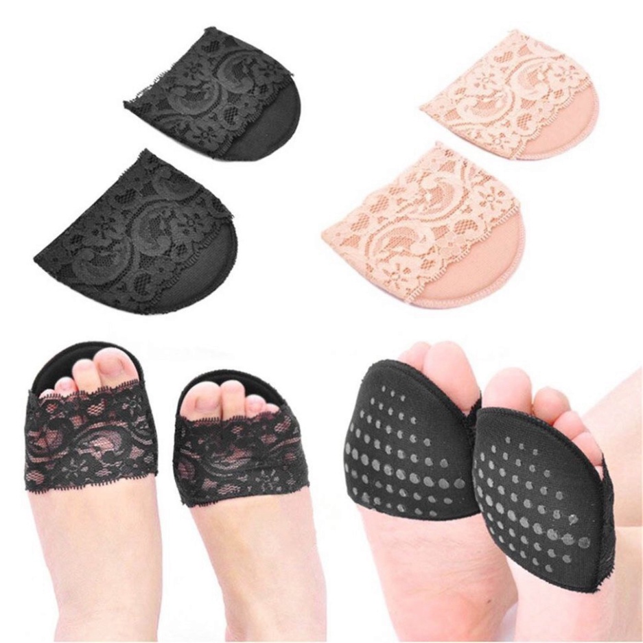 Sale 68% Đệm Nửa Bàn Chân Chống Trượt Khi Đi Giày Cao Gót, Lace（black） Giá Gốc 26000 đ - 1M121-7