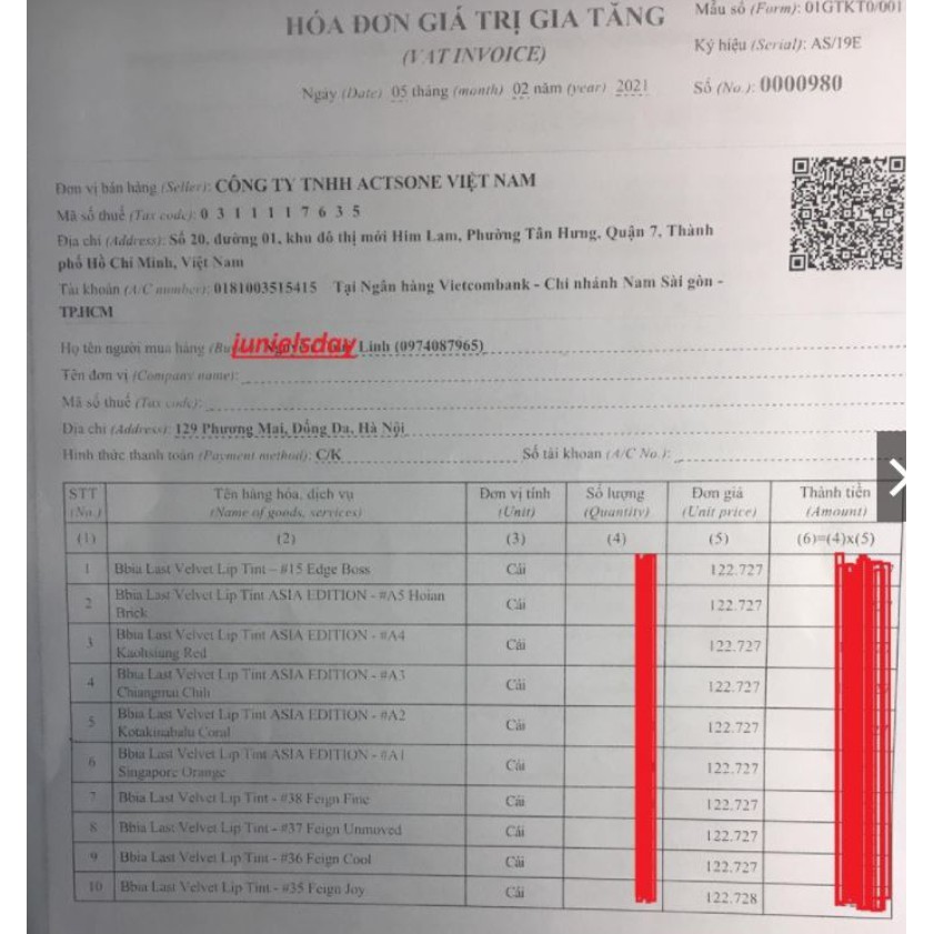 Son Kem Bbia Last Velvet Lip Tint màu #38 Feign Fine nâu chocolate trầm siêu tây siêu lạ