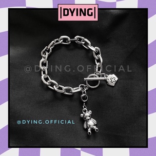 Vòng tay teddy khoá ot - thép titan không rỉ