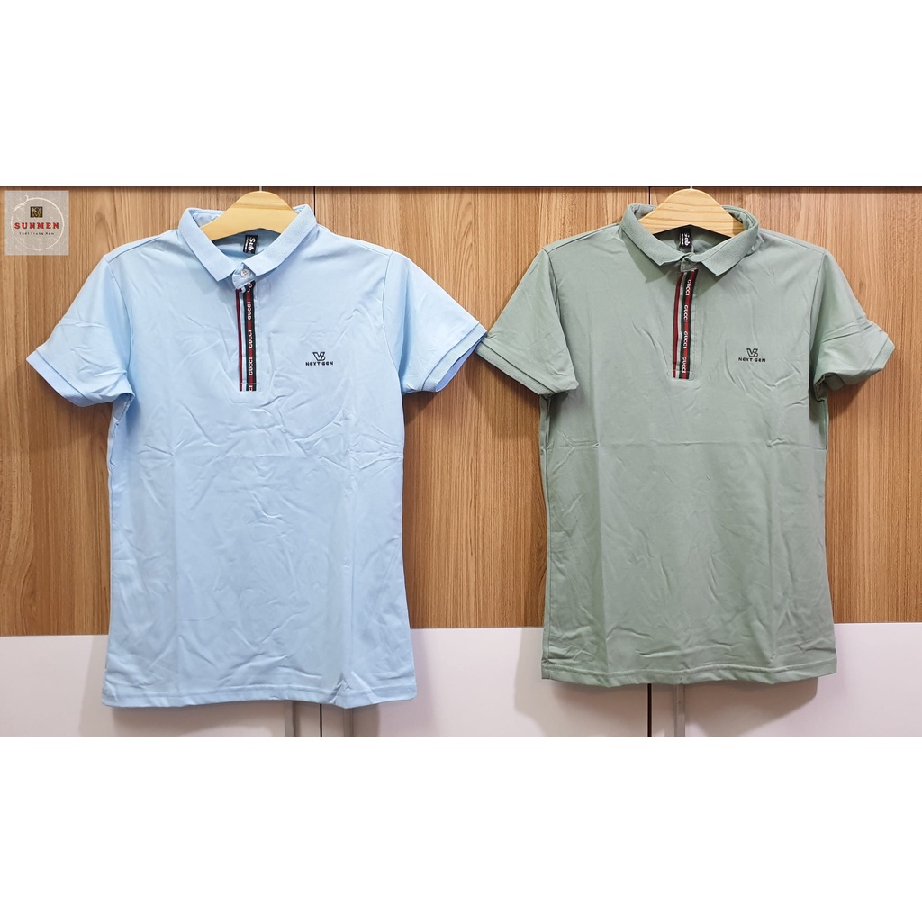 [HCM] Áo Thun Nam Polo Cao Cấp Chất Liệu Cotton Co Giãn 2 Chiều Form Chuẩn SUNMEN Nhiều Màu Đa Dạng Size Từ 50-75kg