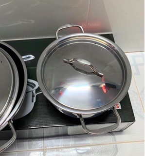 BỘ 2 NỒI INOX CAO CẤP CHỐNG DÍNH- THƯƠNG HIỆU SHARP ⚜️⚜️⚜️