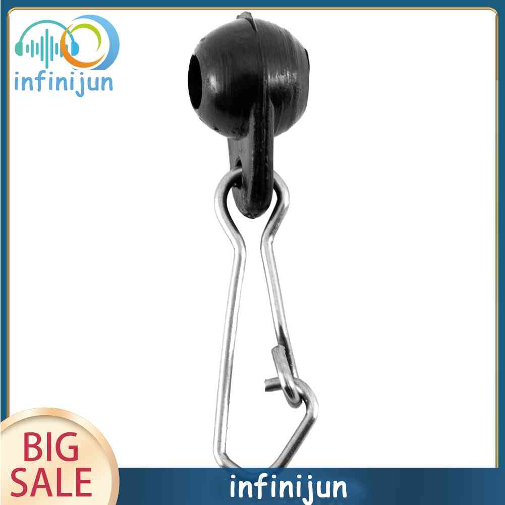 Set 10 Khuyên Nối Móc Câu Cá Màu Đen Chuyên Dụng