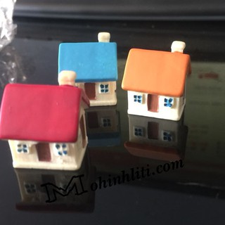 Phụ kiện Tiểu cảnh trang trí sen đá - Nhà mini
