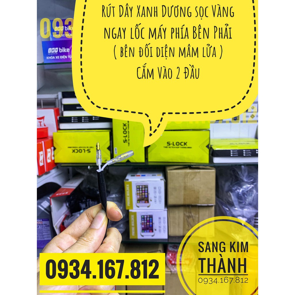 Mạch Tắt Máy Tạm Thời Tích Hợp Trên Nút Đề Xe Winner X Full Giắc Cắm