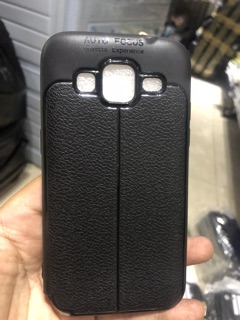 Ốp lưng Samsung G360 dẻo đen vân da