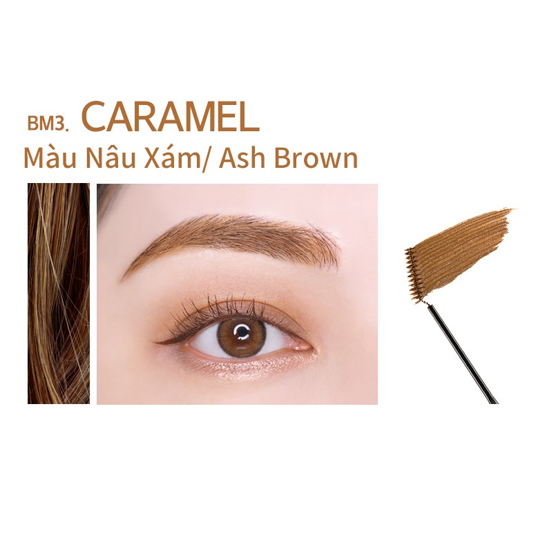 Mascara chân mày bền màu, lâu trôi Merzy The First Proof Brow Mascara 3.5g