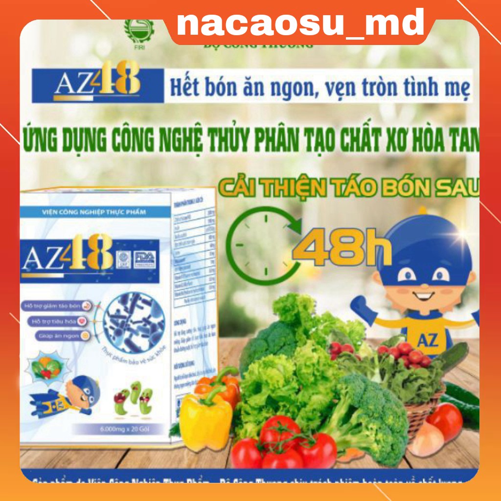 (Combo 2 hộp) Men tiêu hoá az48 giúp bé hêt táo bón , Men az48 hết biếng ăn (tặng 4 gói nhỏ )