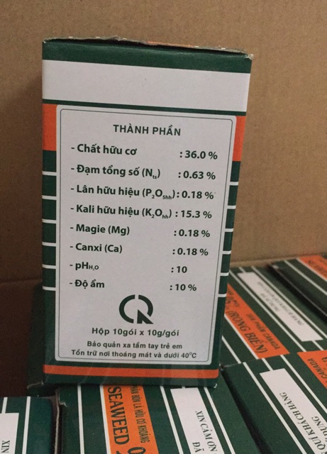 Phân bón hữu cơ seaweed - rong biển cannada