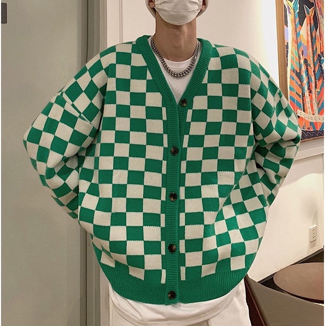 Áo cardigan nam dáng rộng, áo khoác nam chất len mặc ngoài thời trang unisex phong cách Hàn Quốc